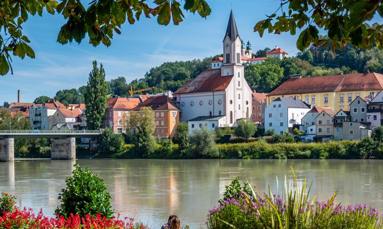 View towards the Innstadt district of Passau