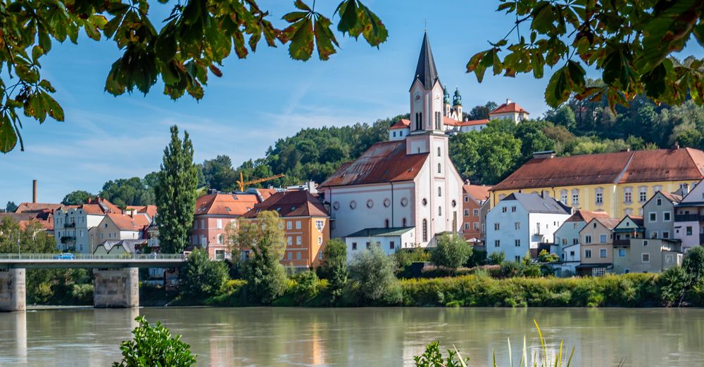 View towards the Innstadt district of Passau