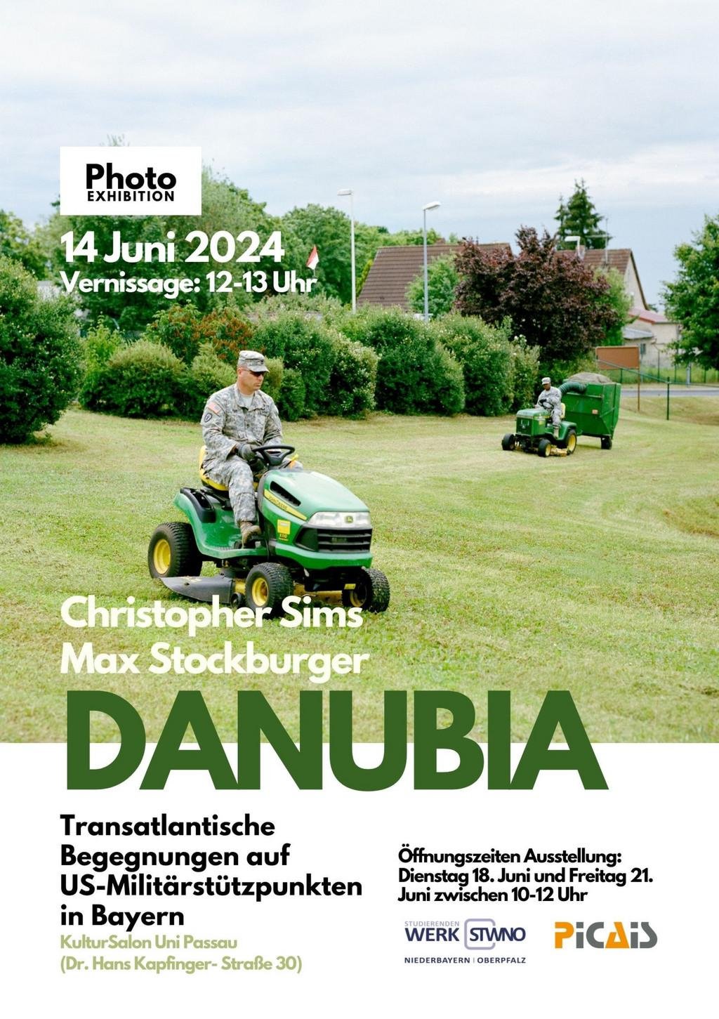 Exhibition poster Christoper Sims