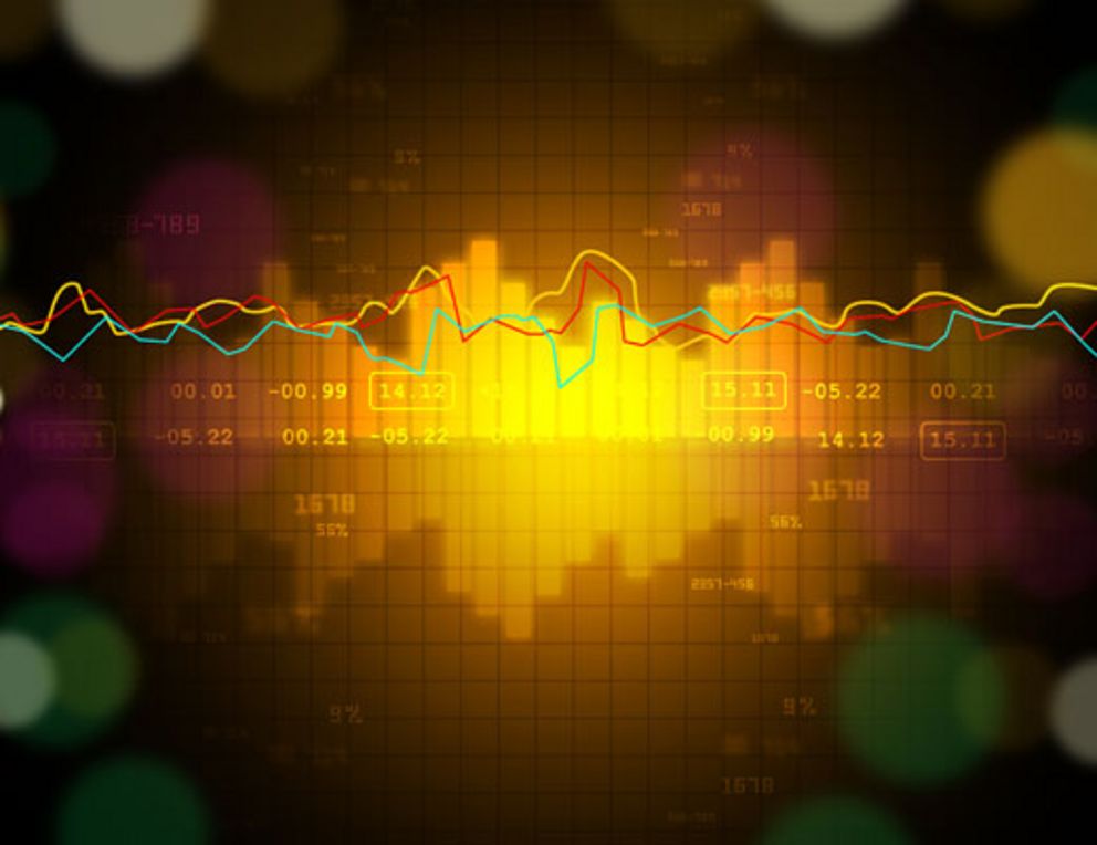 Stock image showing graphs, bar charts and figures